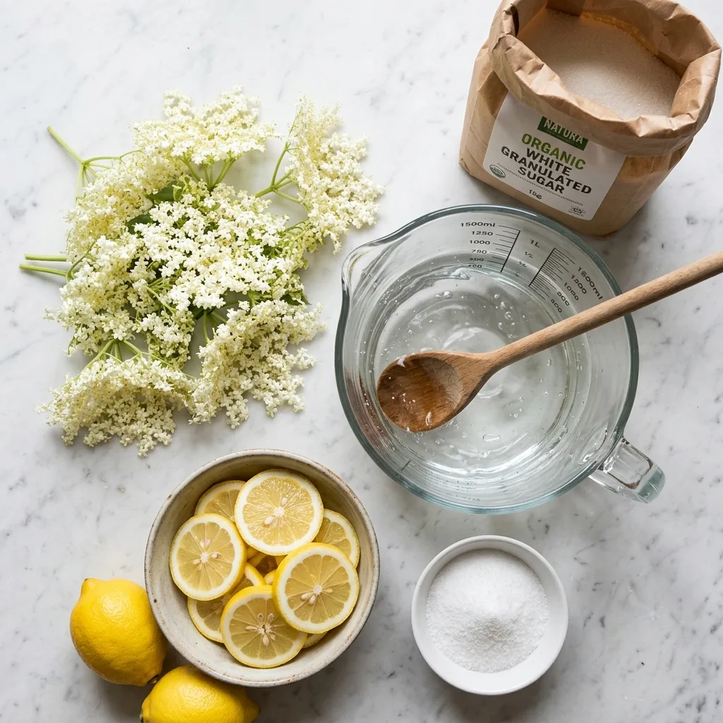 Elderflower blossoms with 202604172257