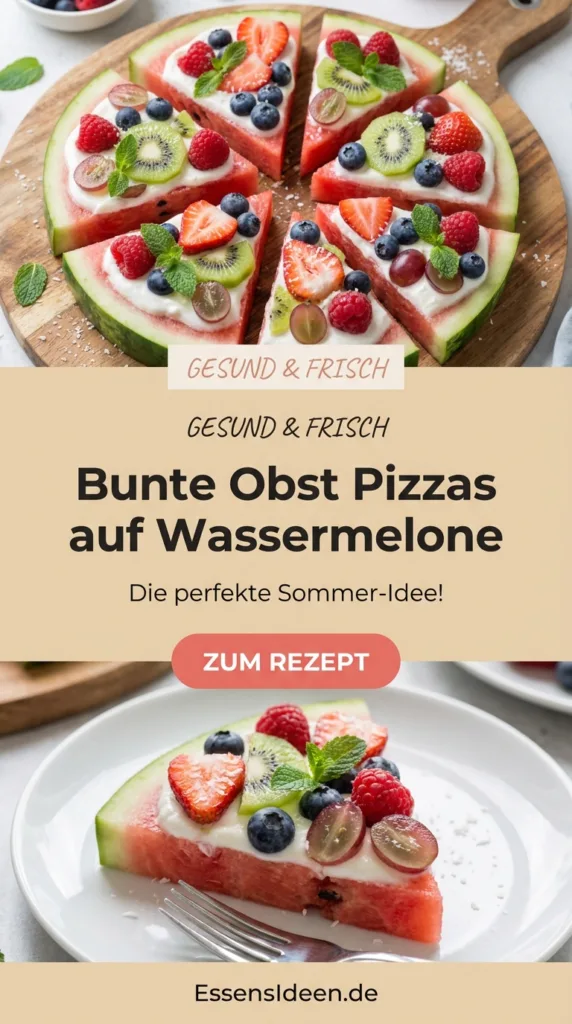 Bunte Obst Pizzas Wassermelone 202605161657