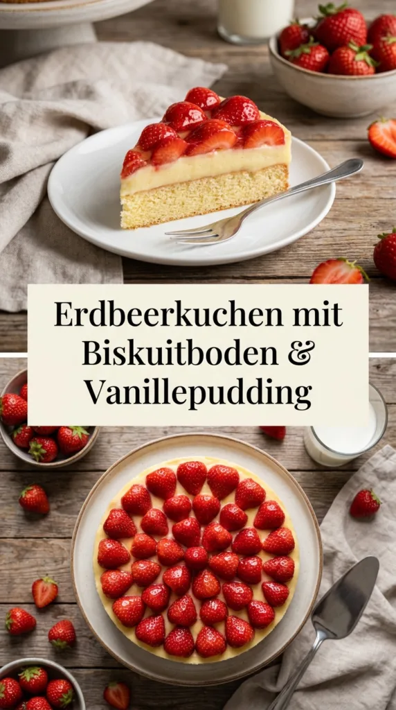 Erdbeerkuchen mit Biskuitboden … 202605091419