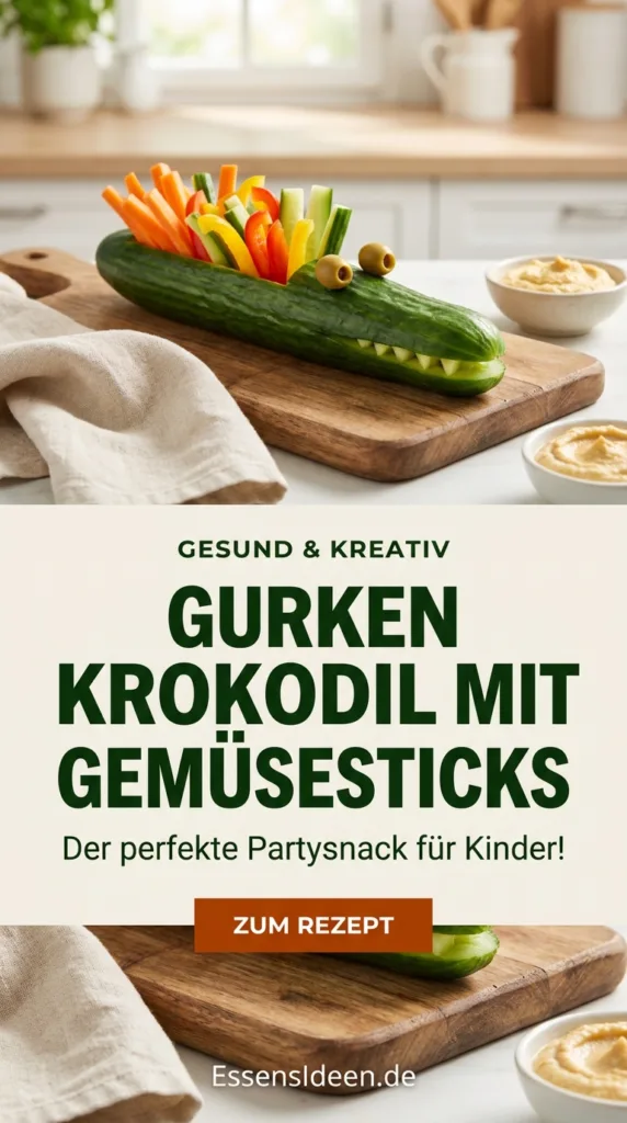 Gurken Krokodil mit Gemuesesticks 202605161803
