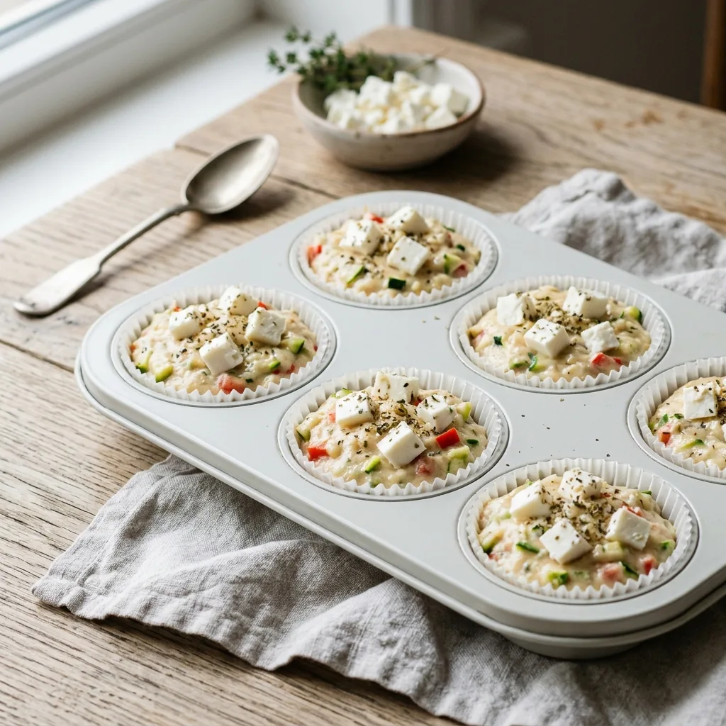 Muffins with feta and vegetables 202605081803